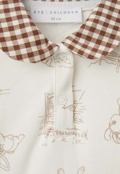 Комплект из слипа, боди и брюк